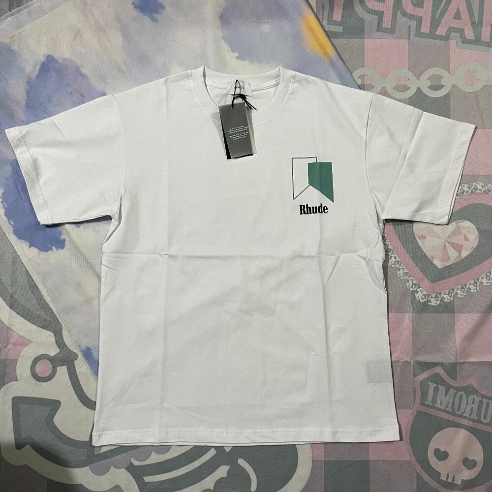 Rhude Marlboro Sunset Snow Mountain Print Short-Sleeve T-Shirt